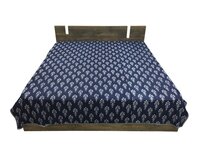 Screen Printed Floral Design Dohar - Material: 100% Cotton