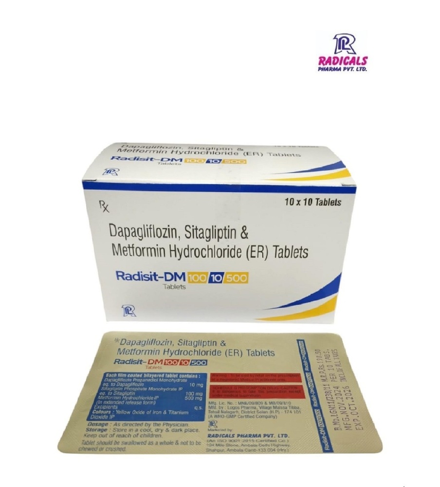 Dapagliflozin Sitagliptin Metformin Tablets