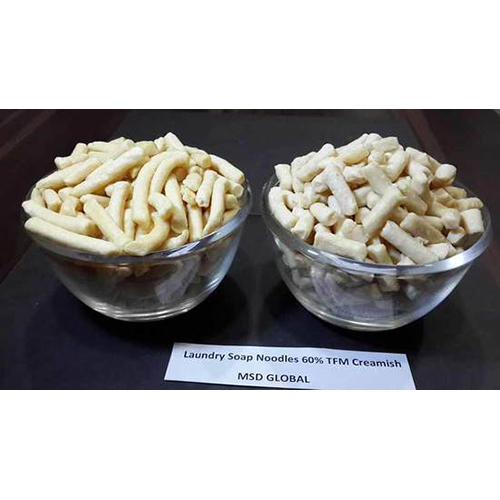 Laundry Soap Noodles 60% Tfm Creamish - Purity: High