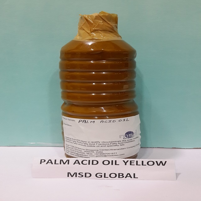 Palm Acid Oil Yellow - Purity: High