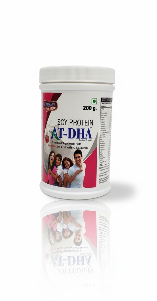 AT -DHA SOY PROTEIN 200 GM CHOCALATE FLAVOUR
