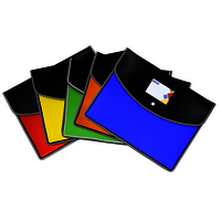Plastic Button File Folder Matt Matt Opaque
