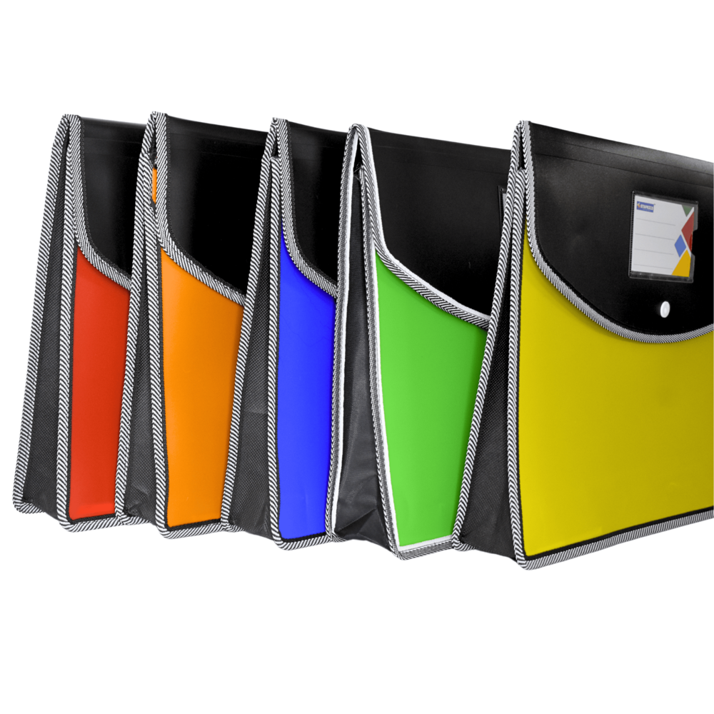 Plastic Button File Folder Matt Matt Opaque