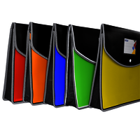 Plastic Button File Folder Matt Matt Opaque
