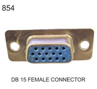 Db15 Female Connector - Metal, As Per Demand Pin Count, Circuit Connection, Suitable For Wire-to-board And Board-to-board Applications, Easy To Solder