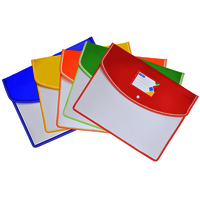 Plastic Button File Folder - Material: Pp