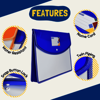 Plastic Button File Folder