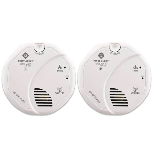 Battery Smoke Detector - Color: White