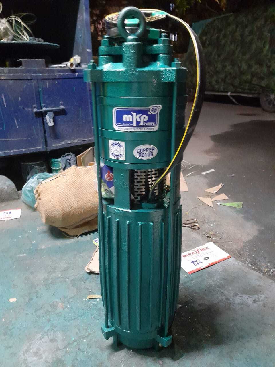 Vertical Water Pump - Cast Iron, 0.5 HP, 20m Head, 10 L/min Discharge | Vertical Design, Copper Rotor, Ideal for Irrigation & Domestic Supply