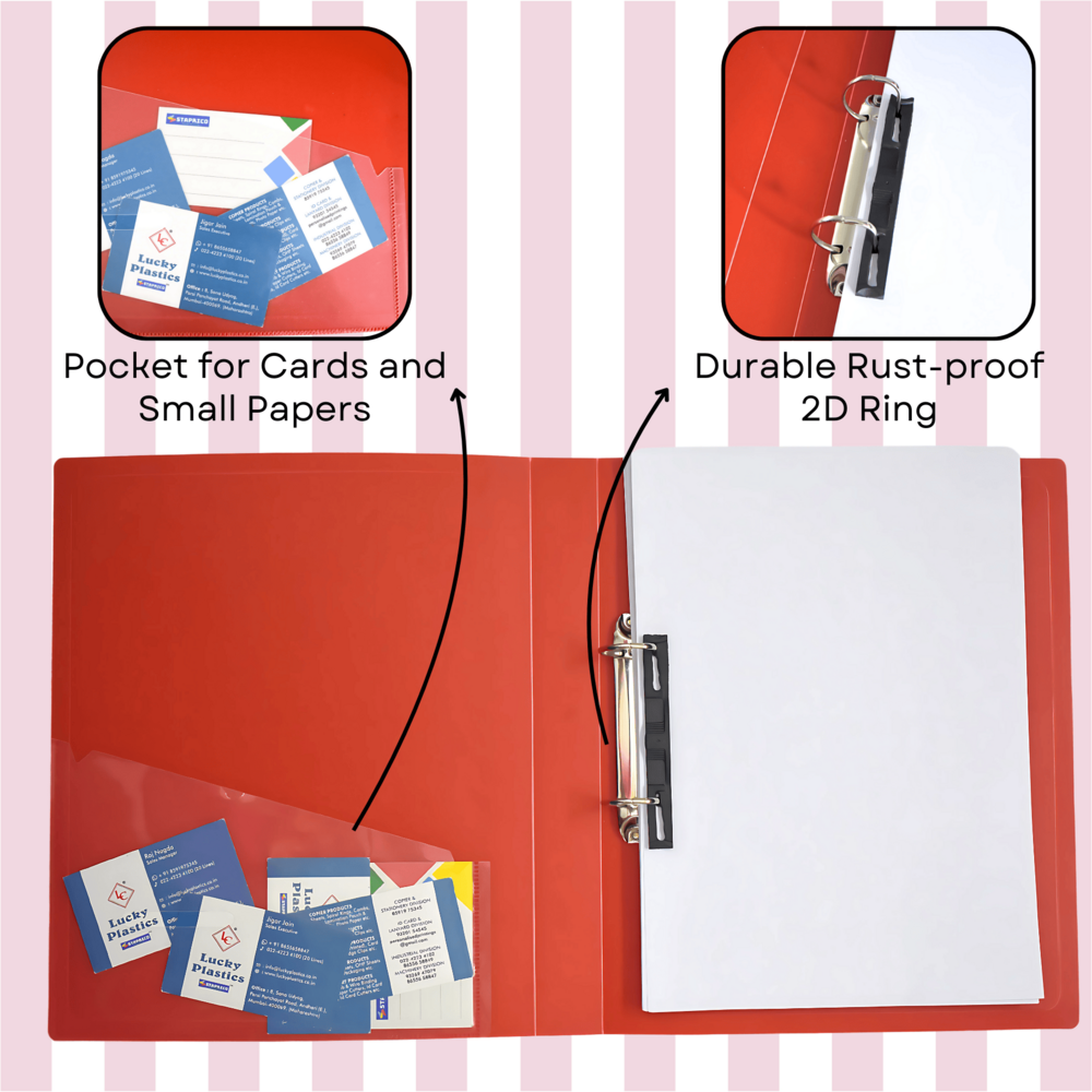 1 Inch 2 Ring Binder "D Ring " _403 - Feature: Eco-friendly