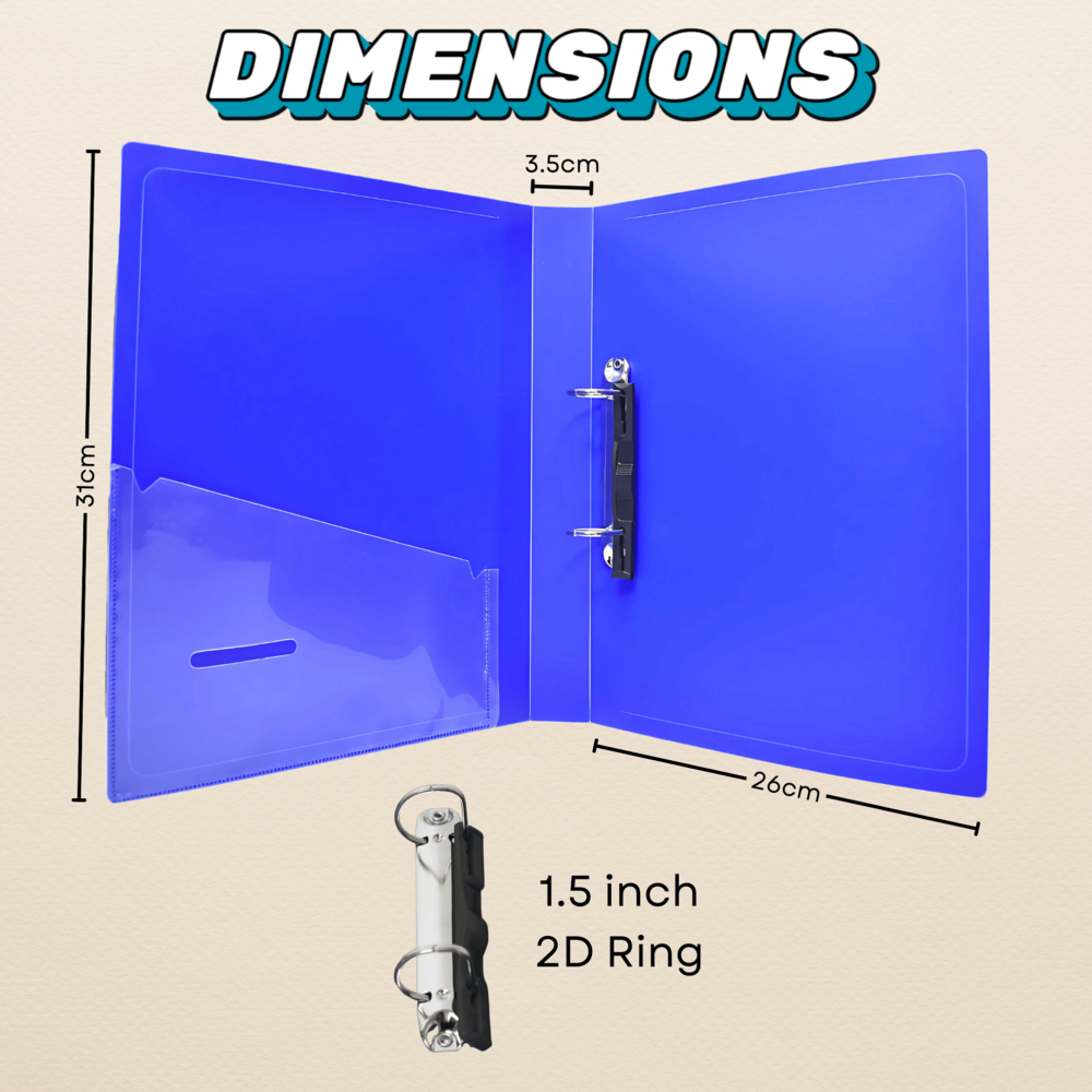 1 Inch 2 Ring Binder "D Ring " _403 - Feature: Eco-friendly