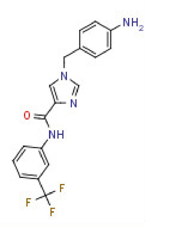 1-(4-Aminobenzyl)-n-[3-(trifluoromethyl)phenyl]- 1h-imidazole-4-carboxamide