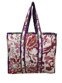 Screen Printed Cotton Tote Bags With Zip