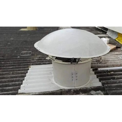 Aluminium Power Driven Roof Extractor Fan For Industrial - Color: Silver