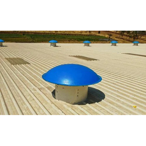 Motorized Roof Exhaust Fan - Color: Blue