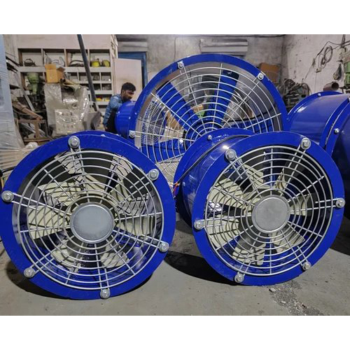 Bifurcated Axial Flow Fans - Color: Blue