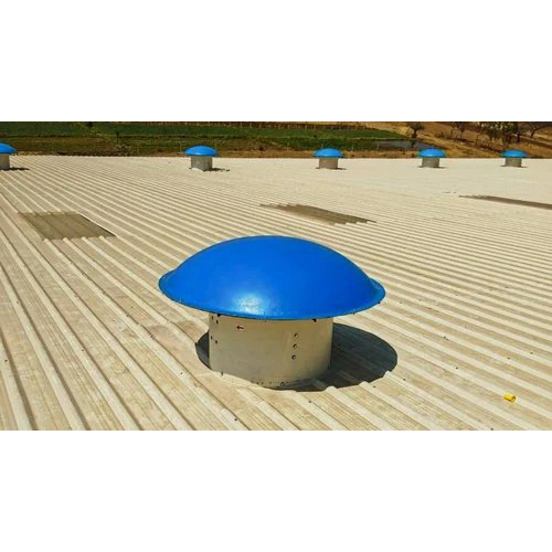 Motorized Roof Ventilator - Shape: Round