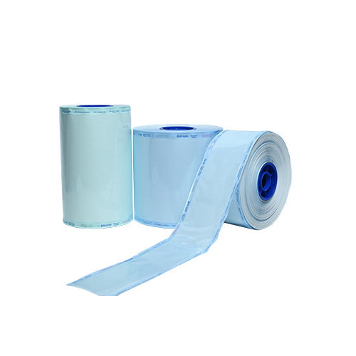 Sterilization Reel - 60 GSM Medical Grade Paper & 56 GSM Laminated Cast Polypropylene | Blue Sterilization Pouch, Natural Color, Portable Design