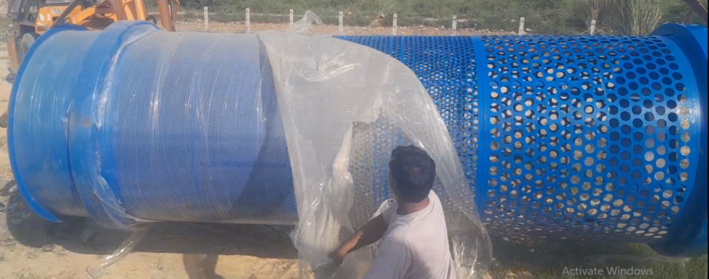 Trommel Screen Machine - Capacity: 100 Ton/day