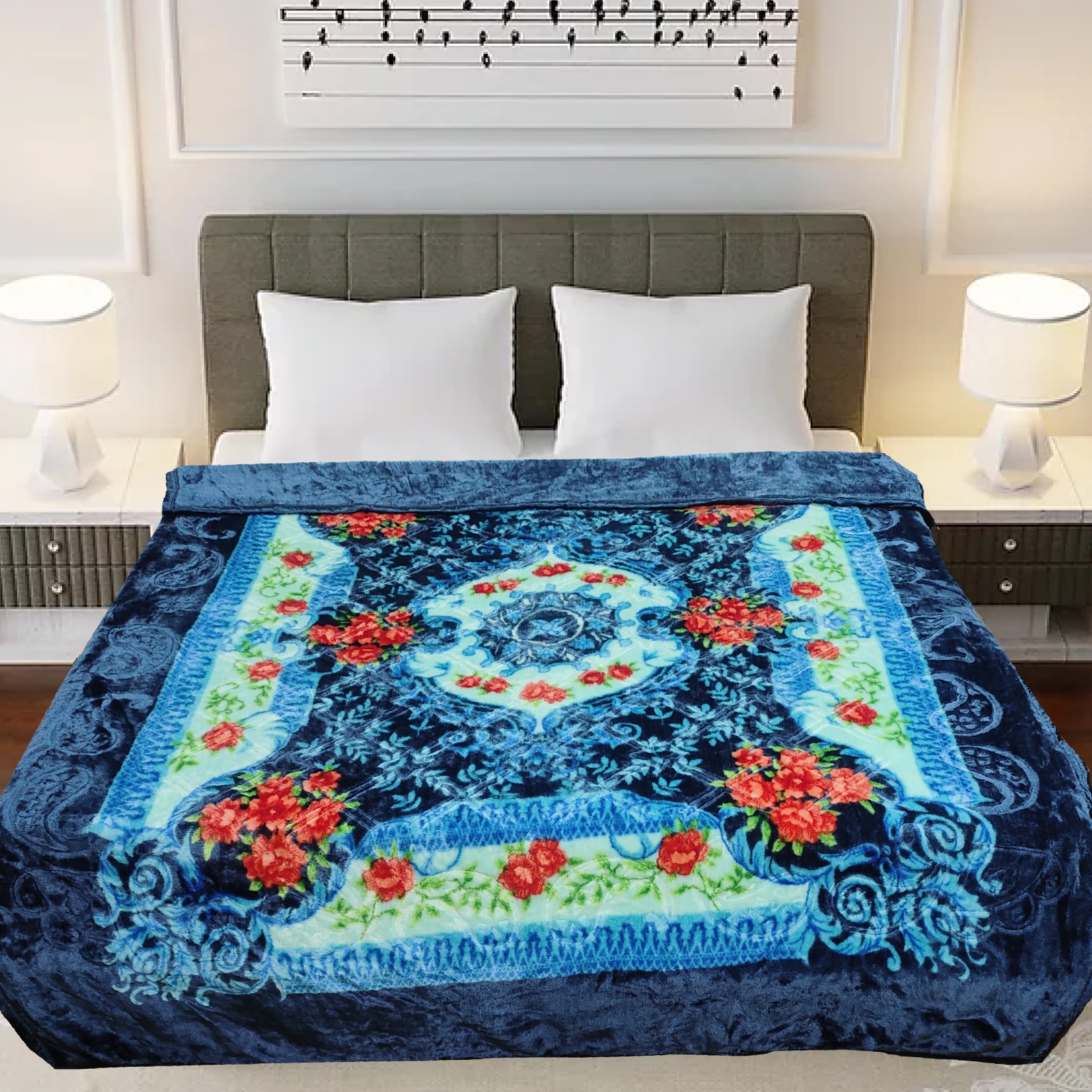 Printed Mink Blanket - Age Group: [