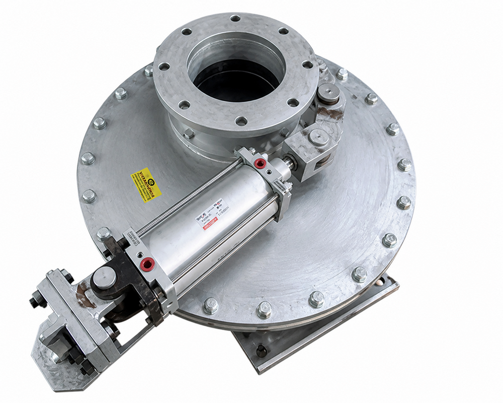 Rotary Segregating Valve Assembly For Ash Handling Plant - Color: Silver