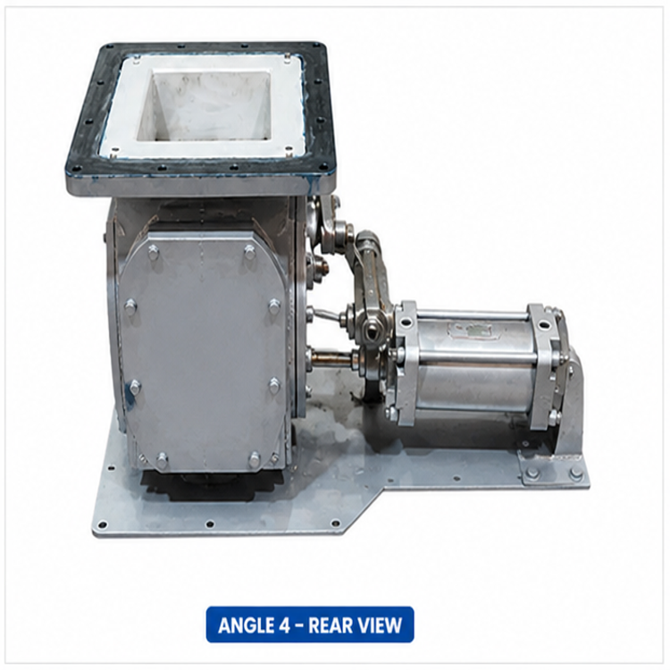 Cut Off Valve For Ash Handling Plant - Color: Silver
