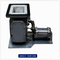 Cut Off Valve For Ash Handling Plant - Color: Silver