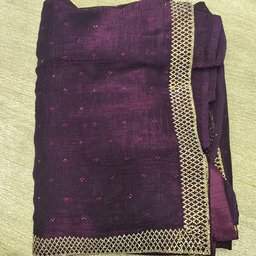 Siroski Work Saree