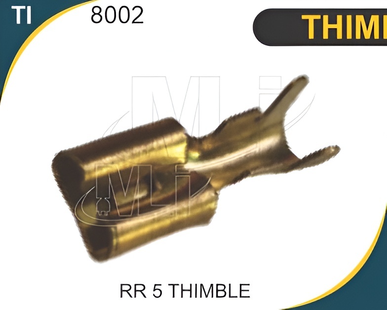RR-5 Thimble - Brass, 4 sq mm Cross Sectional Area | Corrosion Resistant, Polished Finish, Model 03, Skilled Professional Crafted