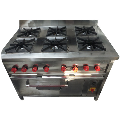 Six Burner Conti Range With Oven - Material: Metal