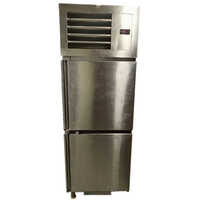 Two Door Vertical Refrigerator - Durable Steel, 220-240 Volt, Silver | Automatic Defrost, Spacious Design, Adjustable Shelves