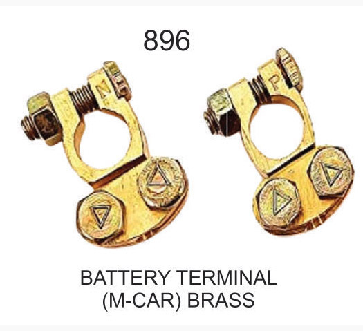 BATTERY TERMINAL M-CAR BRASS