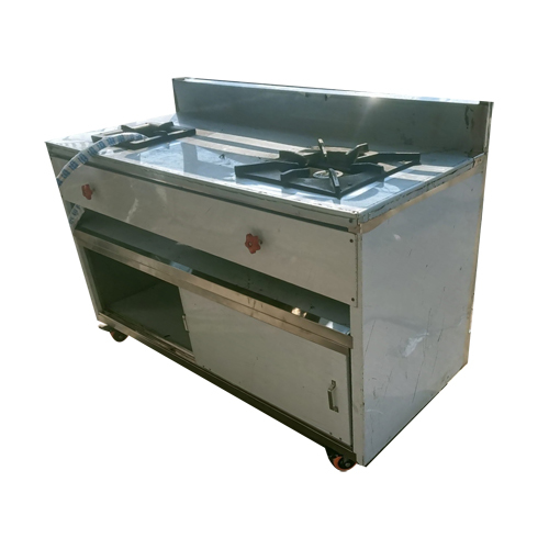 Stainless Steel 2 Burner Stove - Ignition Type: Manual