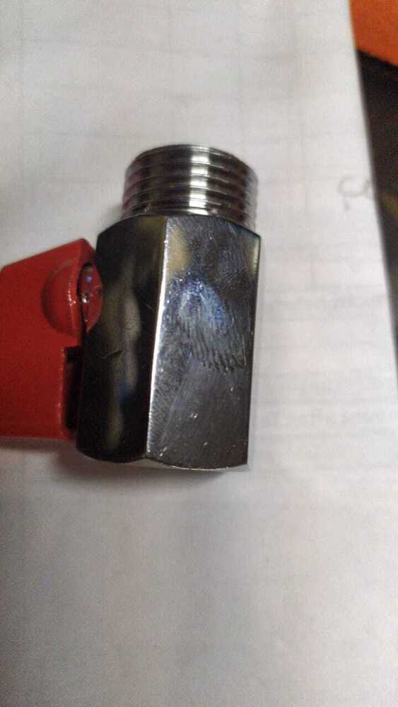 Brass Mini Ball Valve Size: 1/2"