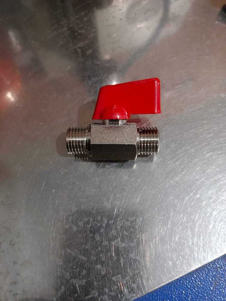 Brass Mini Ball Valve Size: 1/2"
