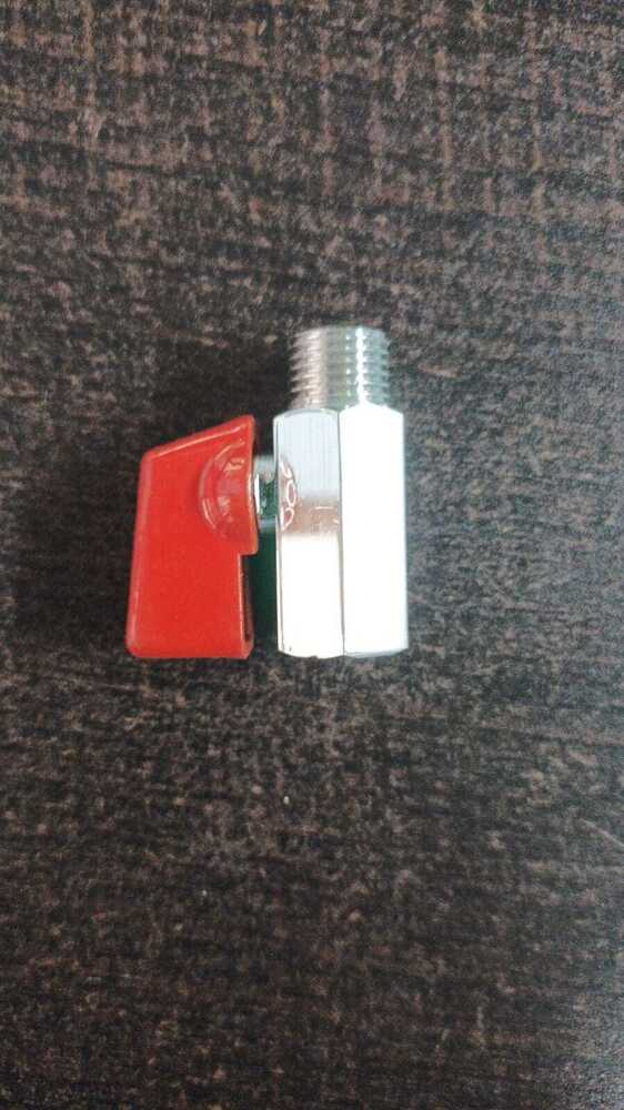 Mini Ball Valve Brass - Finish: Polished