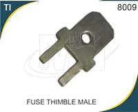 Fuse Thimble Male - Stainless Steel, Model Tegs04, Color Silver | Ideal For Home Distribution Board, Minimum Order Quantity 1000 Units