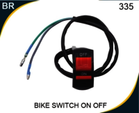 Bike Switch With Wire - Color: Black