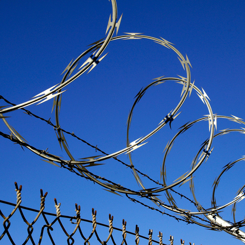 Razor Wire - Application: Industrial Sites