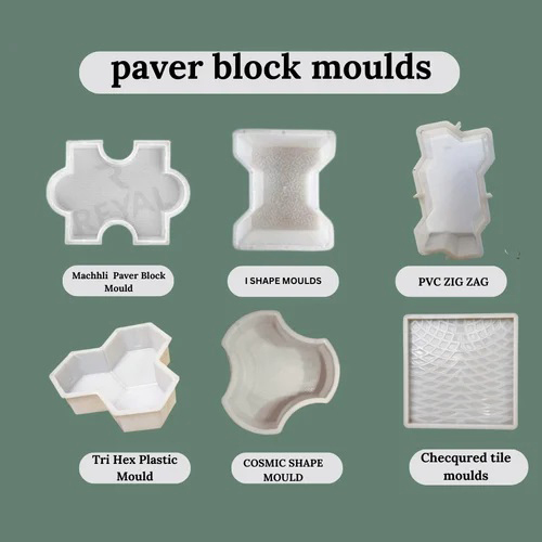 Hex Plastic Mould - Color: White