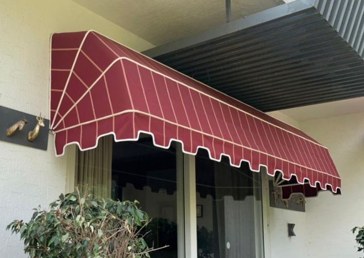 Striped Window Awning - Color: Multi Colour