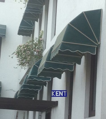 Striped Window Awning - Color: Multi Colour