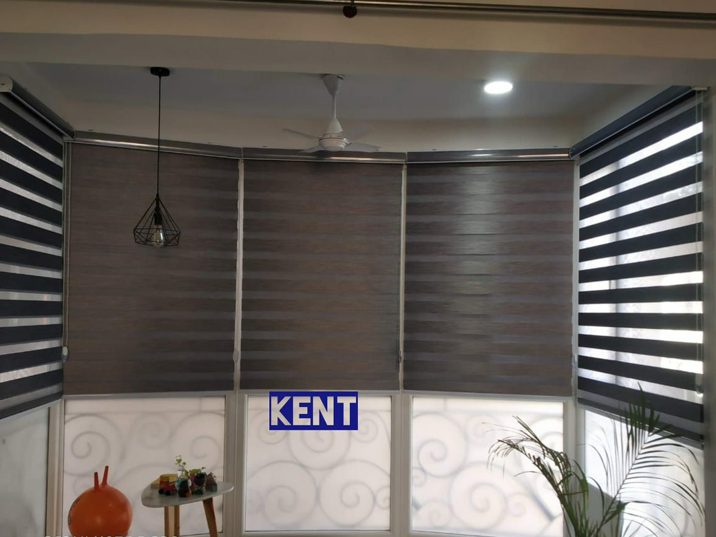 Brown Zebra Blinds - Design: Modern