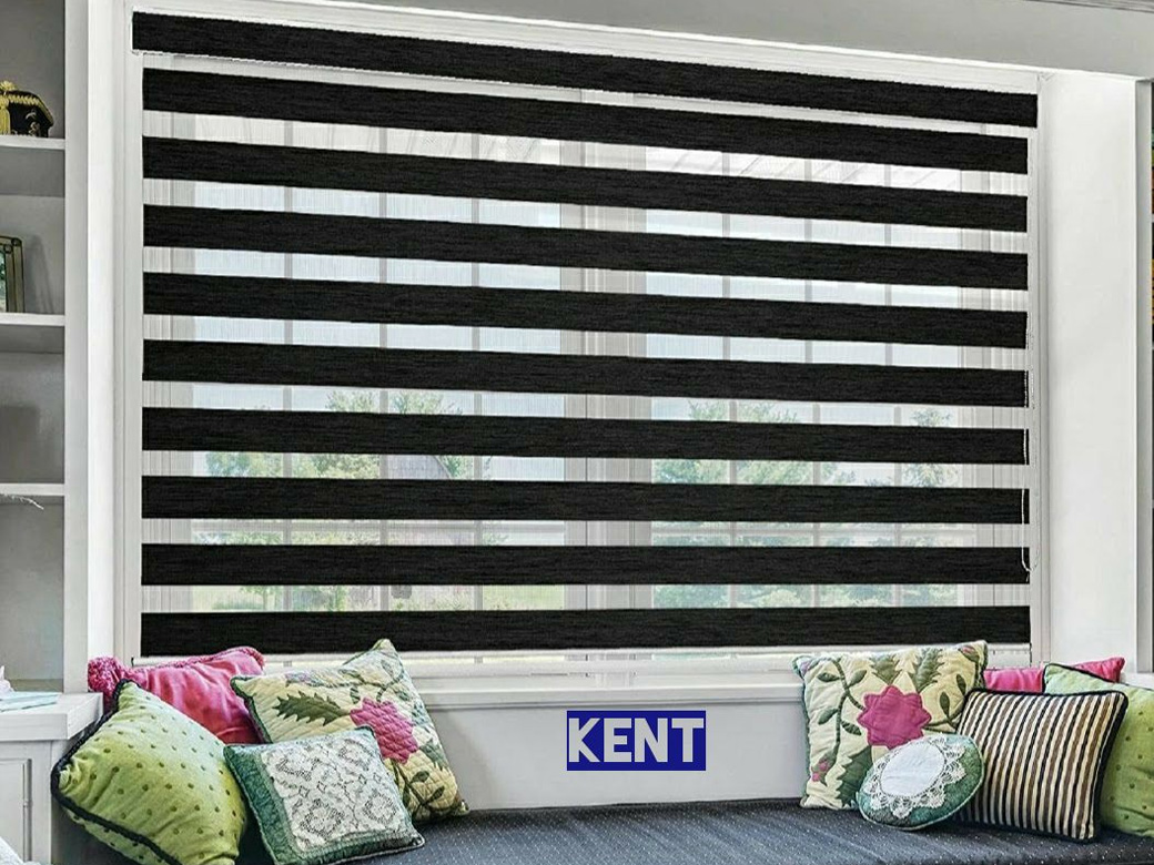 Brown Zebra Blinds - Design: Modern