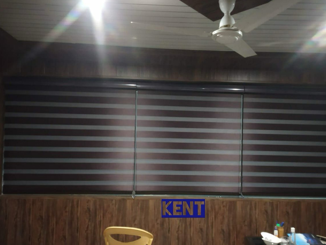Brown Zebra Blinds - Design: Modern