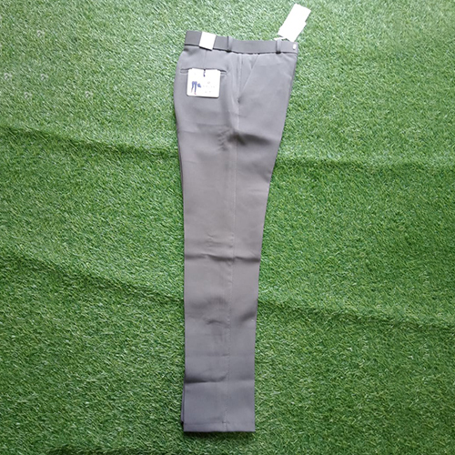 Mens Grey Cotton Pant - Color: Gray