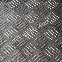 Aluminium Chequered Plates - 3mm Thickness, 1220x2440mm Size, Silver Color, Mill Finish | High-grade 1000 Alloy, Slip-resistant, Versatile For Ornamental & Maritime Applications