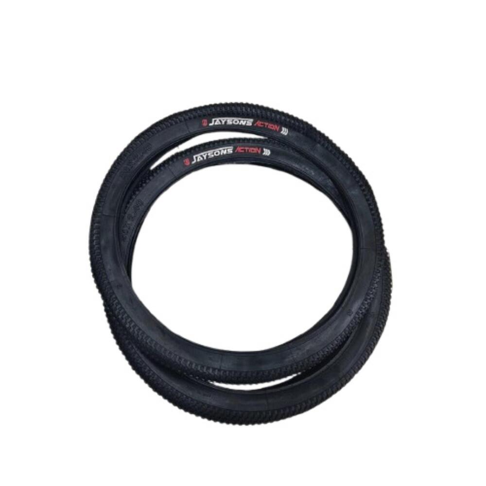 Black Cycle Tyre - Dimension (L*W*H): Customized