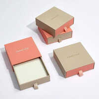 Jewelry Packaging Box - High-quality Cardboard, Customizable Square Design | Eco-friendly, Recyclable For Retailers And Wholesalers