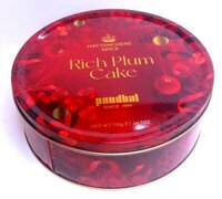 Cake Tin - Tinplate, 175 Mm Dia X 60 Mm Height, Golden Lacquer Finish | Round Shape, Offset Printing, Capacity 0.850 Kg
